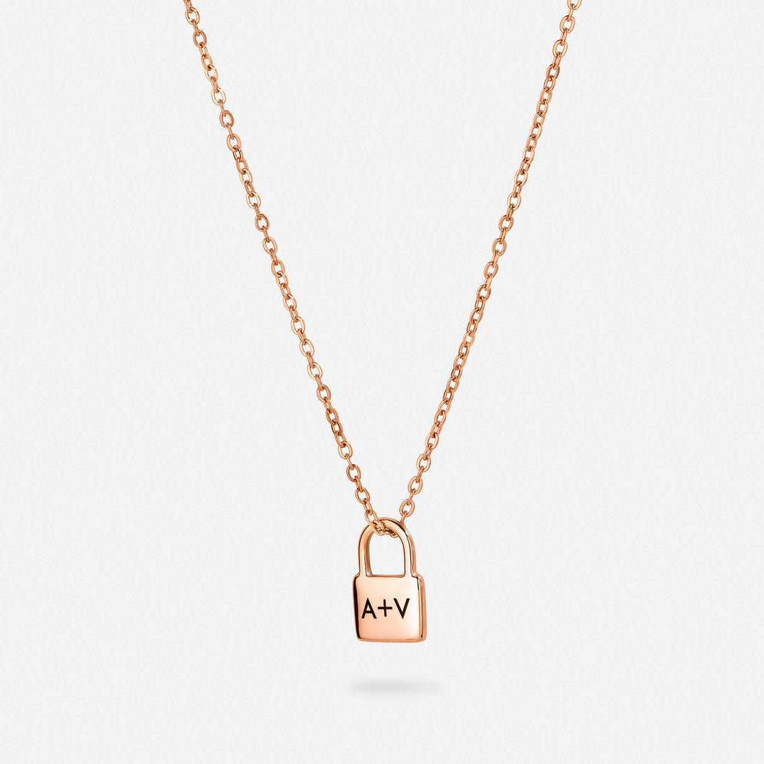 Personalised Lock Necklace